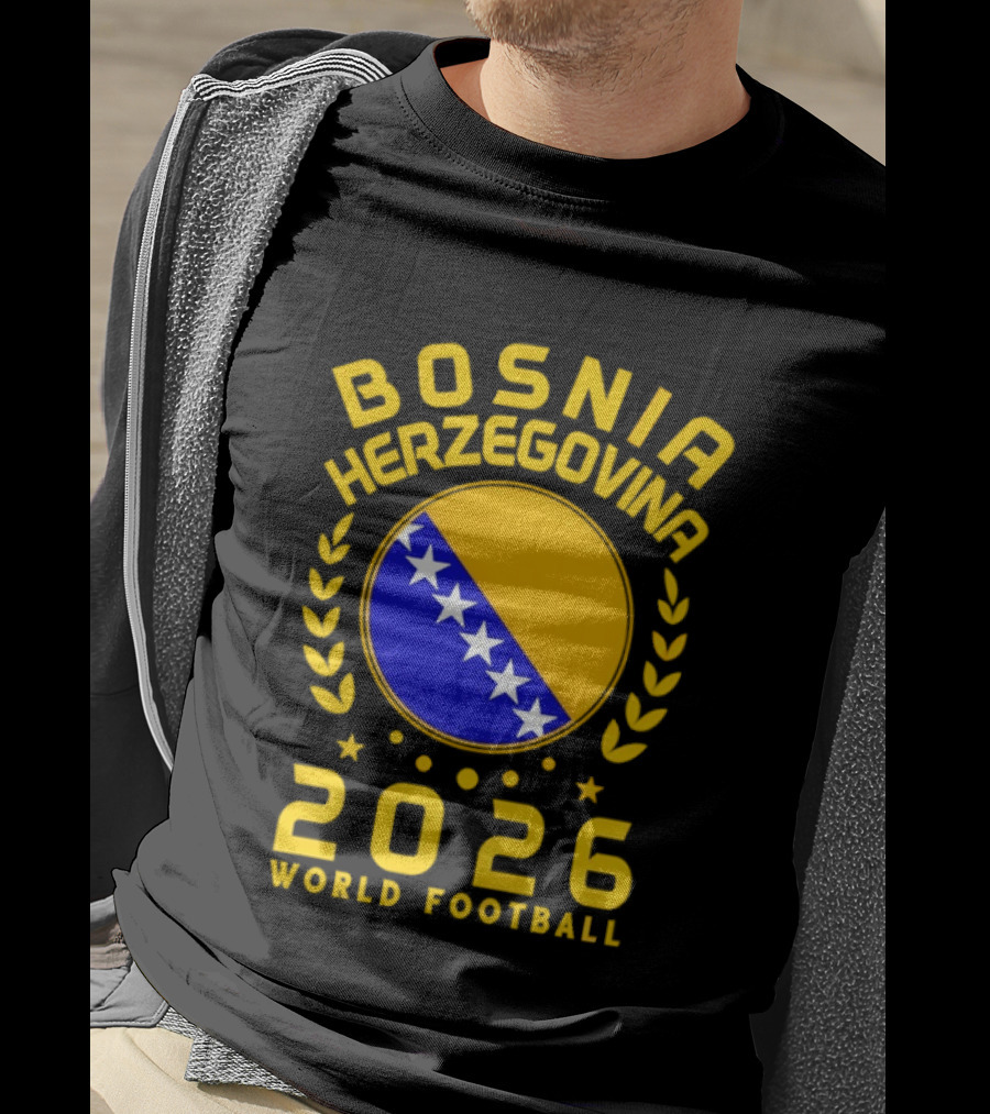 Bosnia Herzegovina World Football 2026 Supporter T-Shirt