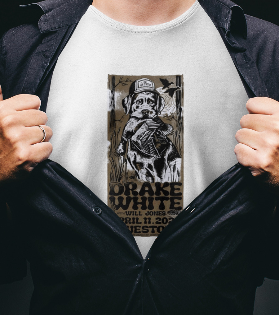 Drake White April 11 2026 Bluestone Columbus OH With Will Jones The Other Church Of Country Music T-Shirt