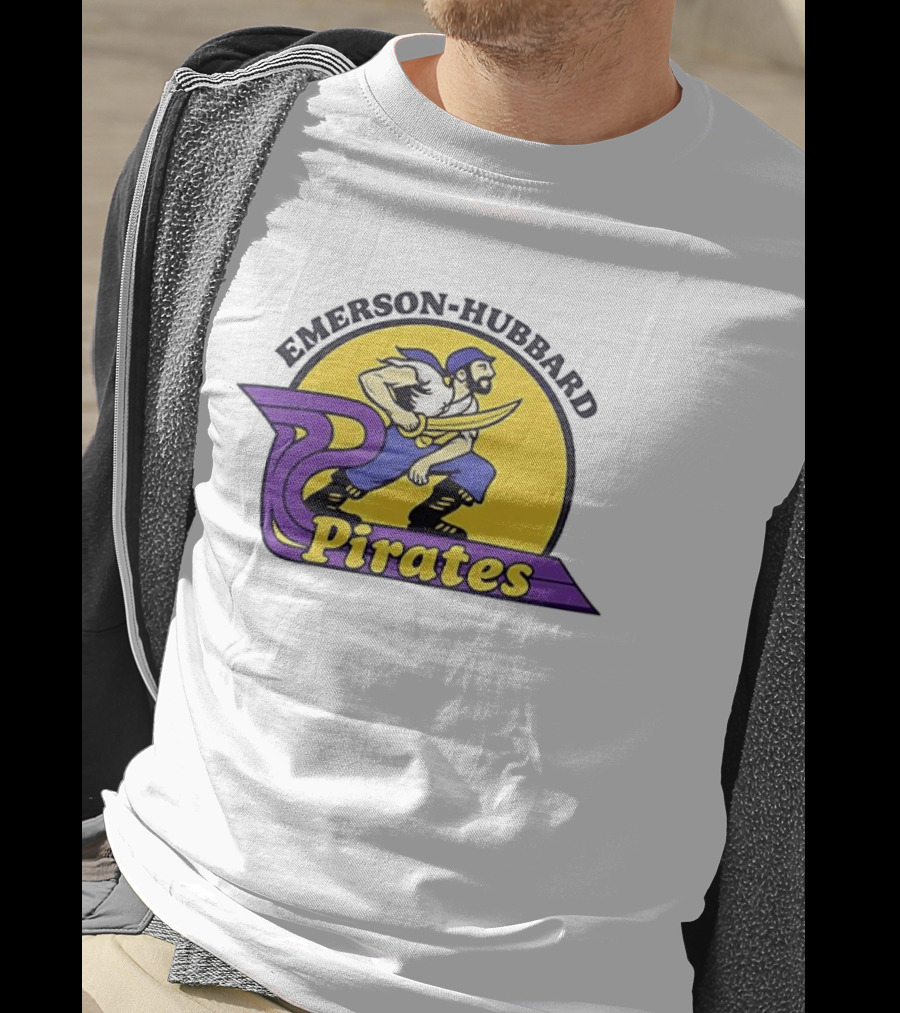 Emerson Hubbard Pirates 1983 Swordsman Yellow T-Shirt