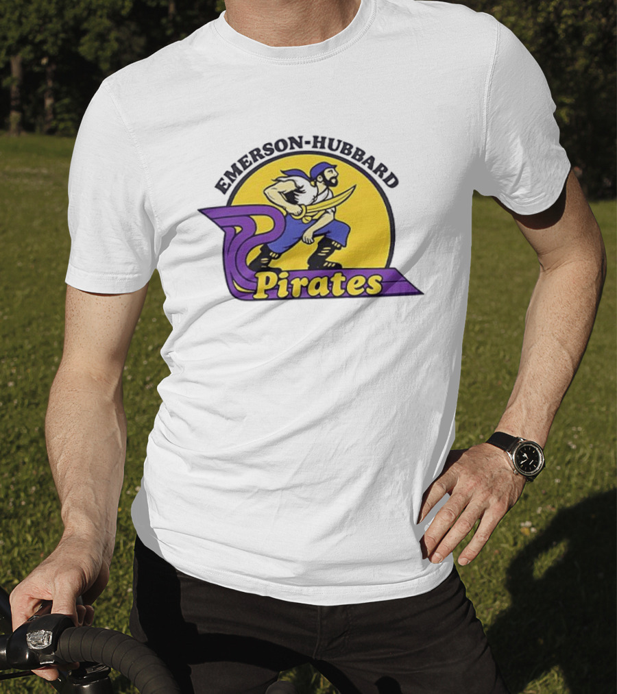 Emerson Hubbard Pirates 1983 Swordsman Yellow T-Shirt
