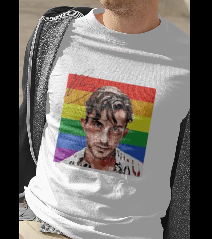 Jonathan Bailey LGBTQ+ Rainbow T-Shirt