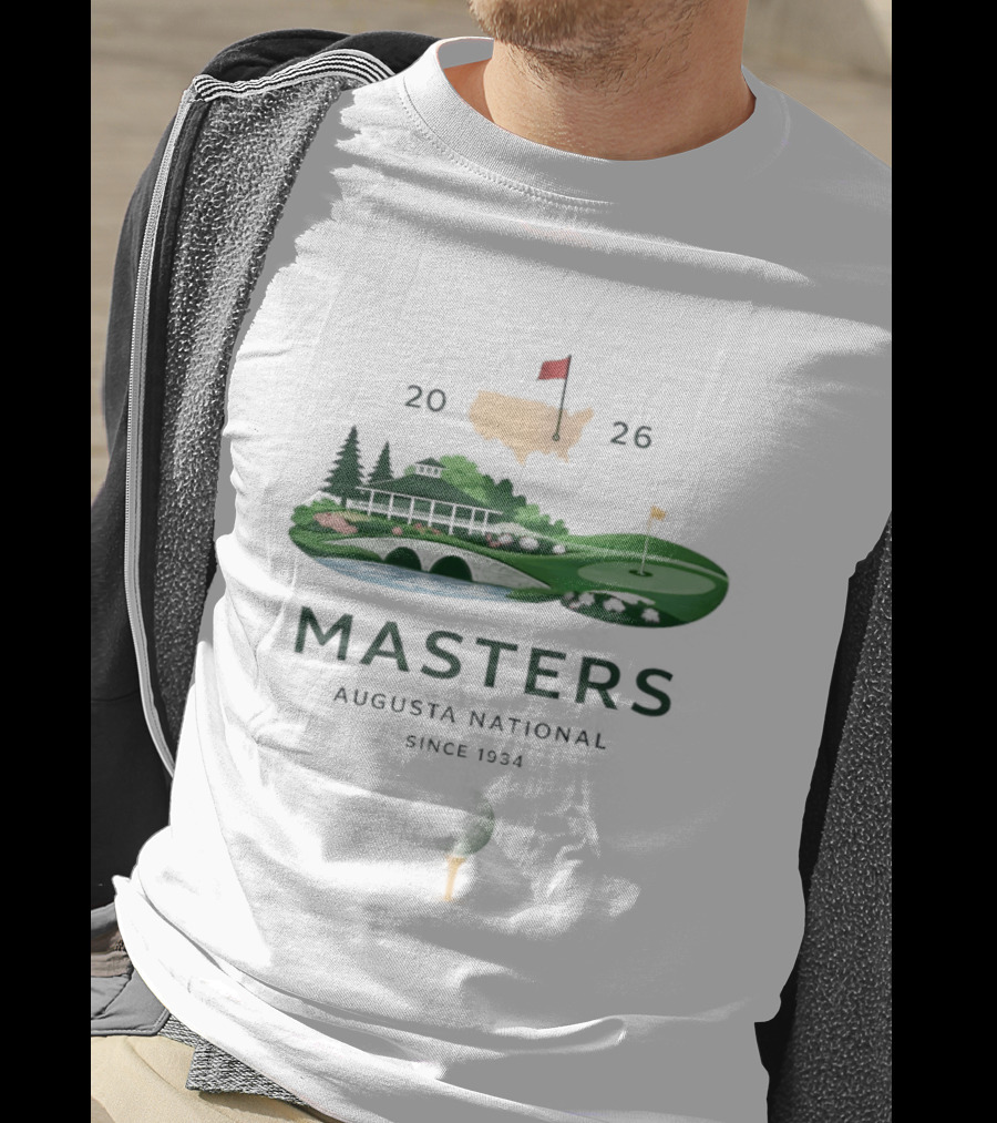 Masters 2026 Augusta National Golf Scenic Souvenir T-Shirt