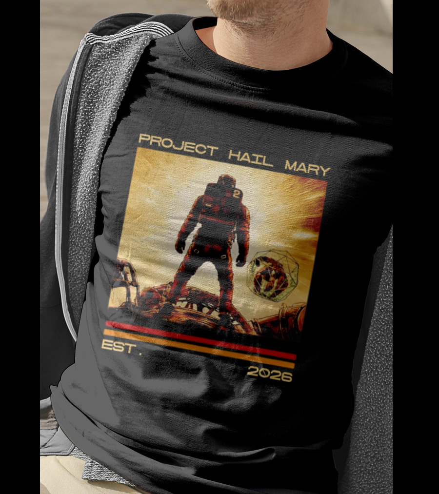 Andy Wei Project Hail Mary 2 Astronaut Est 2026 T-Shirt