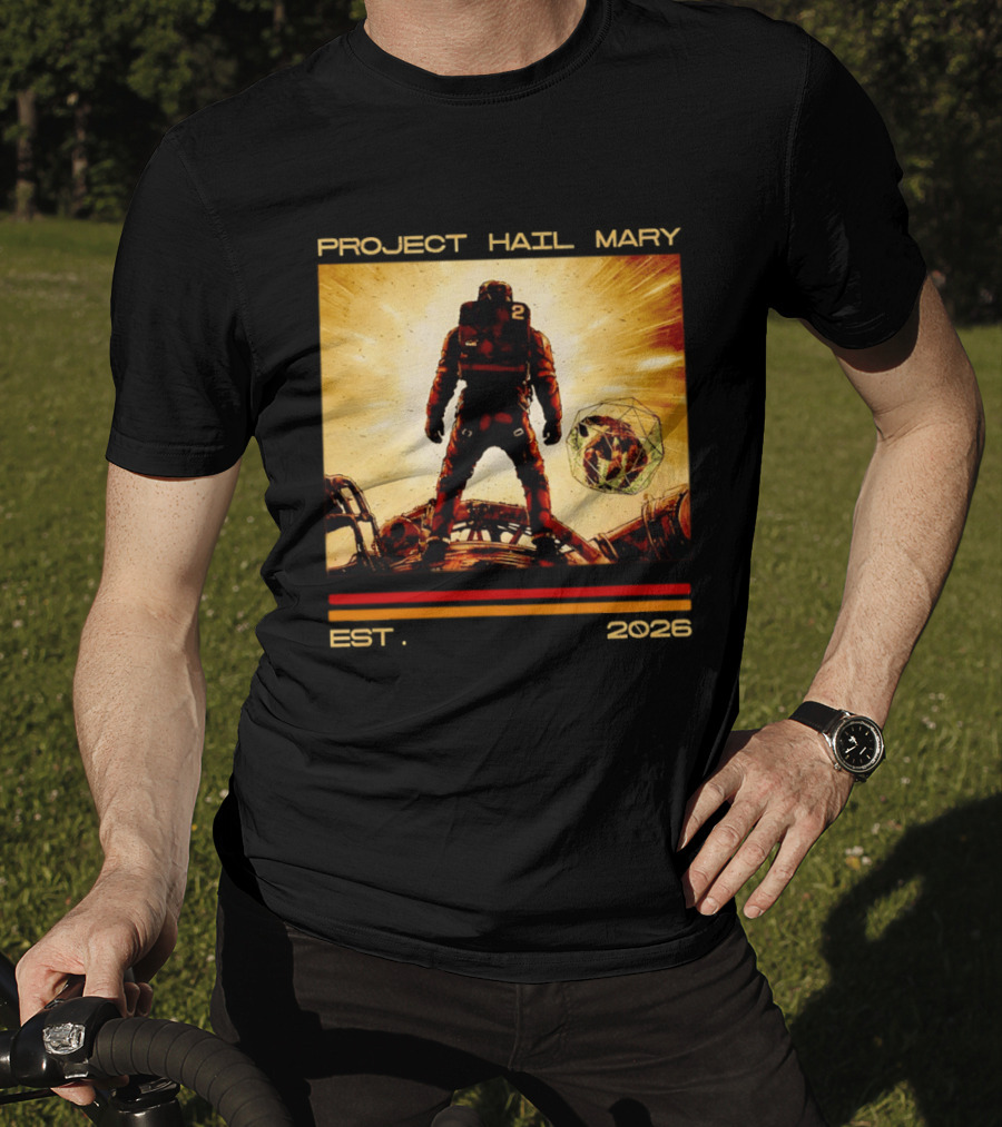 Andy Wei Project Hail Mary 2 Astronaut Est 2026 T-Shirt