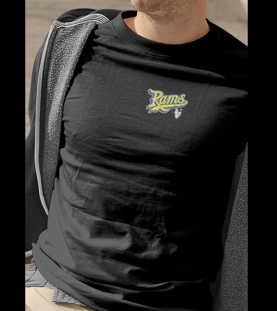 Born X Raised Los Angeles Rams Pro Script Rams T-Shirt