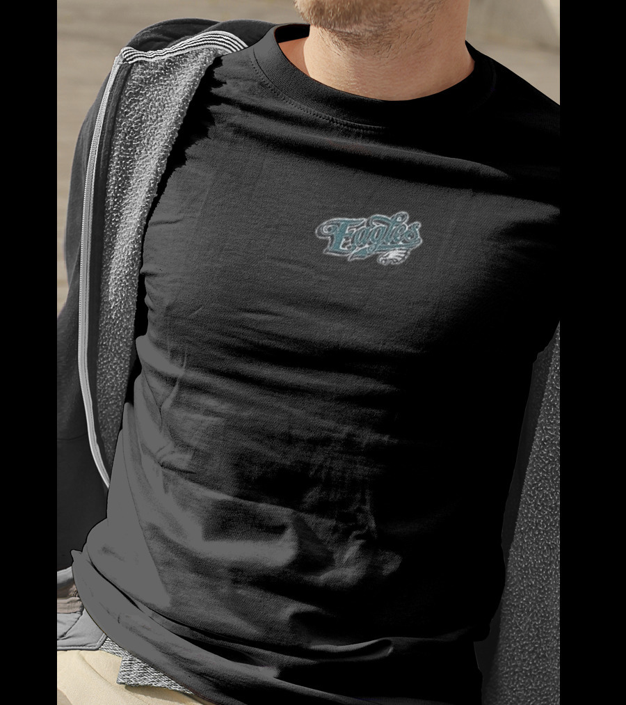 Born X Raised Philadelphia Eagles Go Birds Pro Script T-Shirt