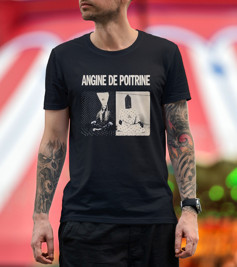 Angine De Poitrine Tour Visual With Geometric Figures T-Shirt