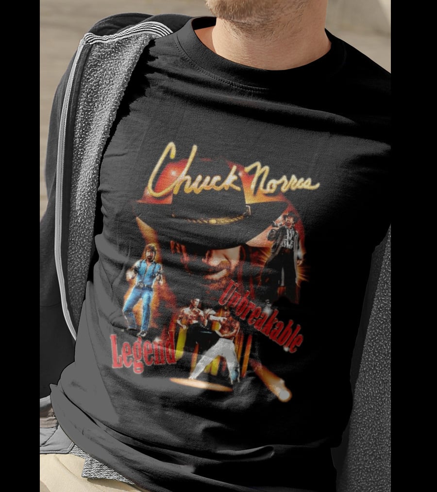 Chuck Norris Legend Unbreakable Martial Arts Action T-Shirt
