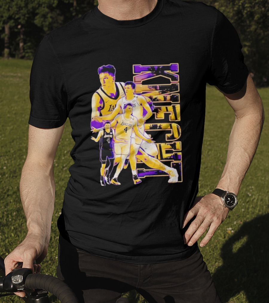 Dalton Knecht Los Angeles Lakers Basketball Lakers 4 T-Shirt