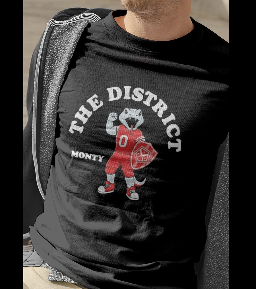 The District Monty DC Defenders 2026 Football Shield T-Shirt