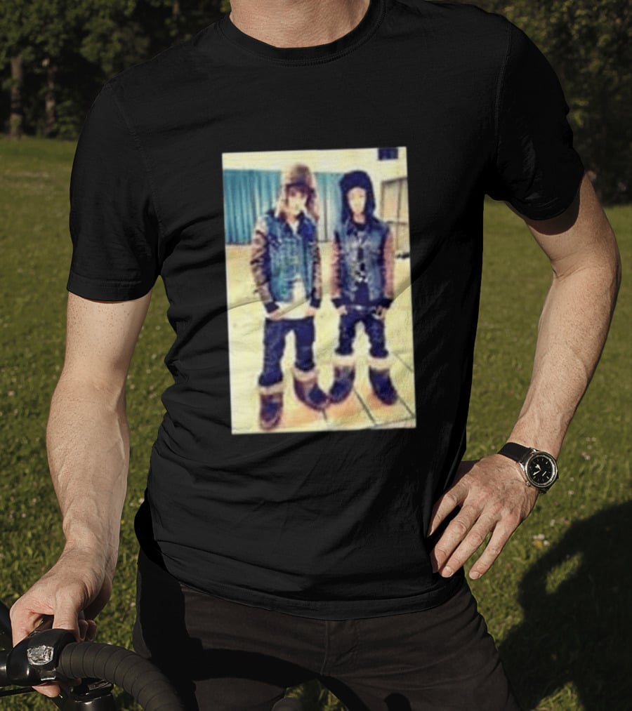 Justin Bieber Jaden Smith Never Say Never Denim And Fur Outfits T-Shirt