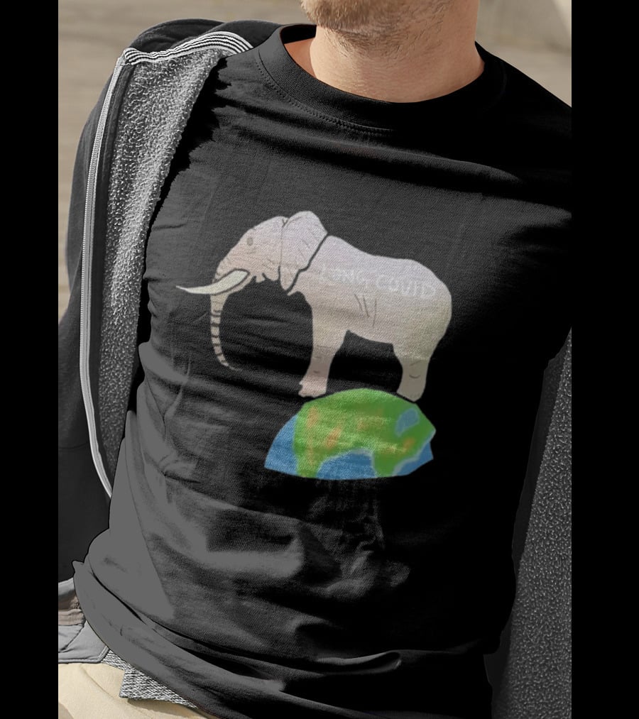 Elephant Long Covid Earth T-Shirt