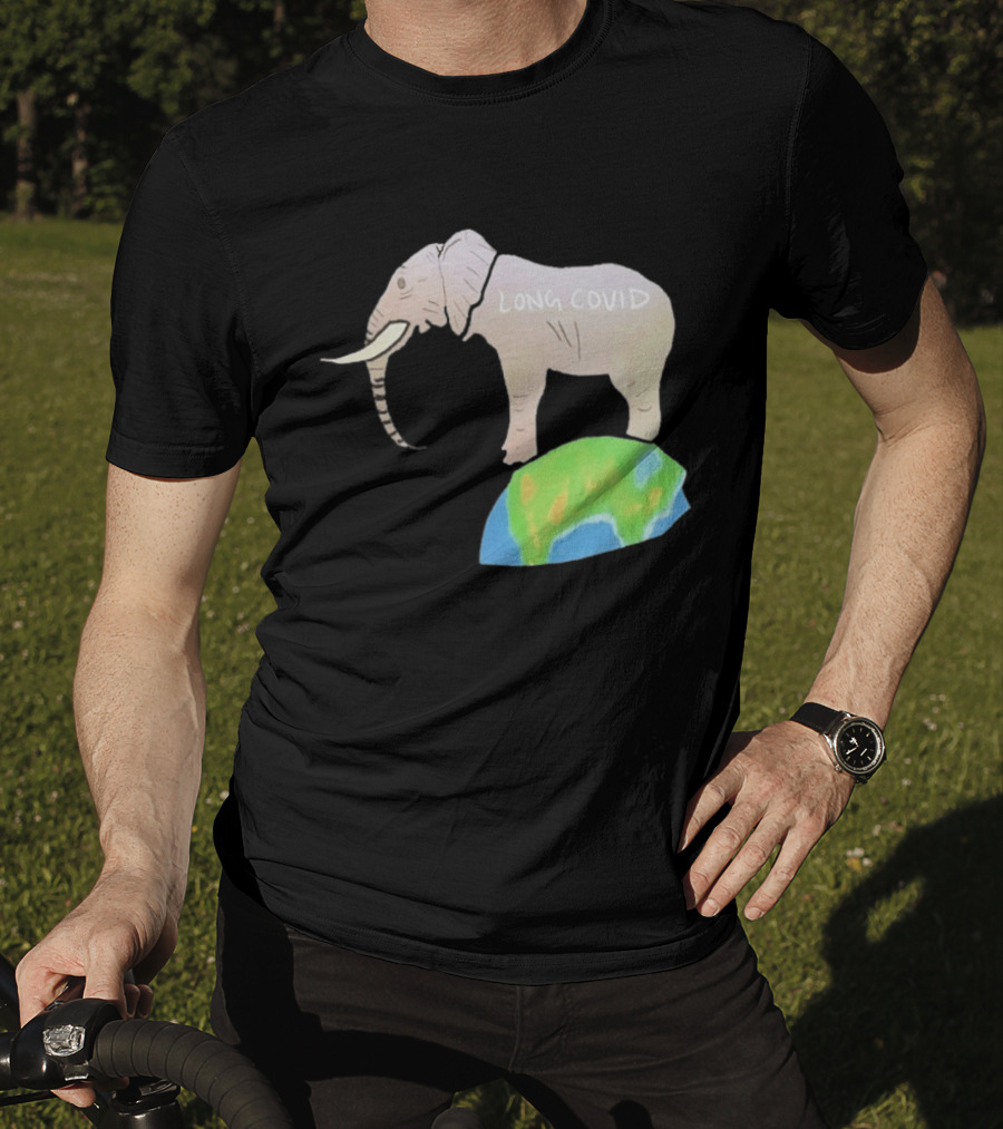 Elephant Long Covid Earth T-Shirt