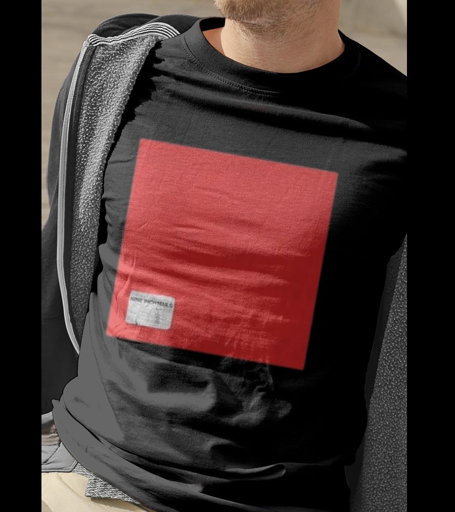 Nine Inch Nails Coachella 2026 Festival Indio California April 11 And 18 2026 Red Square Album Cover T-Shirt