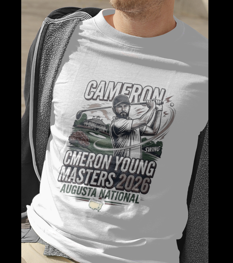 Cameron Young Augusta National Masters 2026 Golf T-Shirt