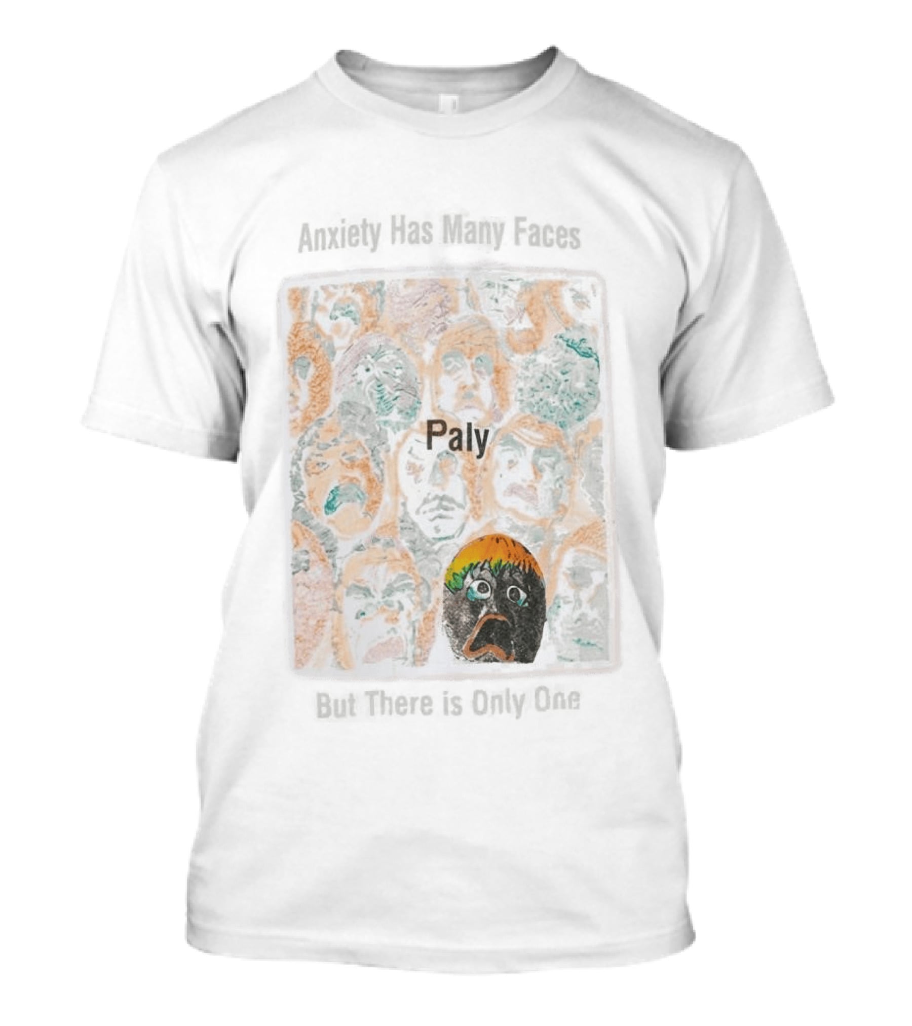 Chris Brown Coachella 2026 Paly Anxiety Faces T-Shirt