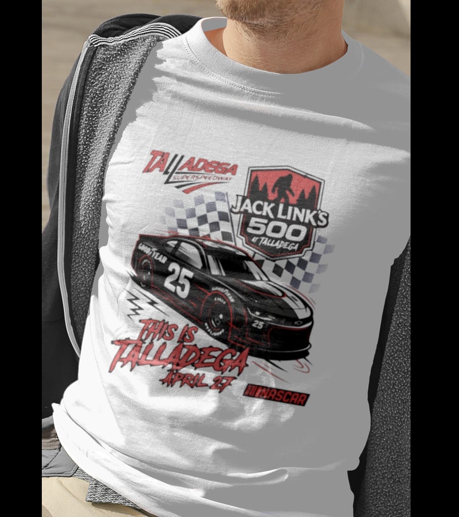 Jack Link's 500 Ghost Car Talladega April 27 NASCAR Racing T-Shirt