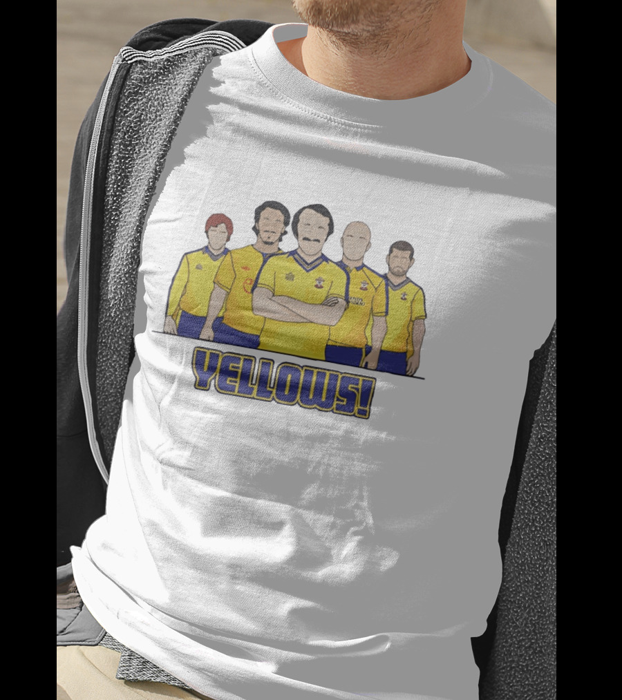 Yellows Southampton Football Club Retro Team T-Shirt