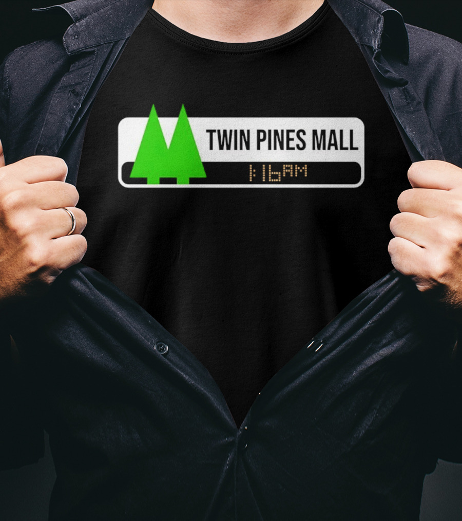 Back To The Future Twin Pines Mall 1:16 AM T-Shirt