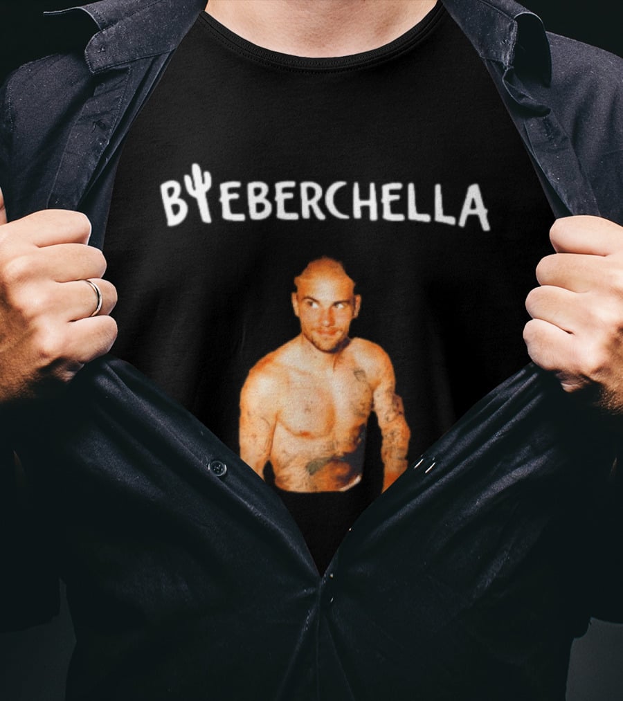 Bieberchella Tattooed Justin Bieber Humor T-Shirt