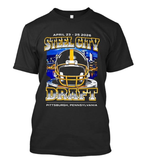 April 28 29 2026 Steel City Draft Pittsburgh Pennsylvania Helmet T-Shirt