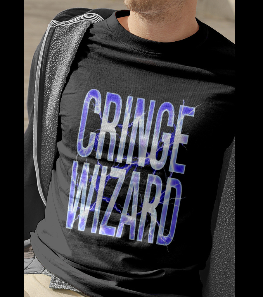 Cringe Wizard Electrified Lightning T-Shirt