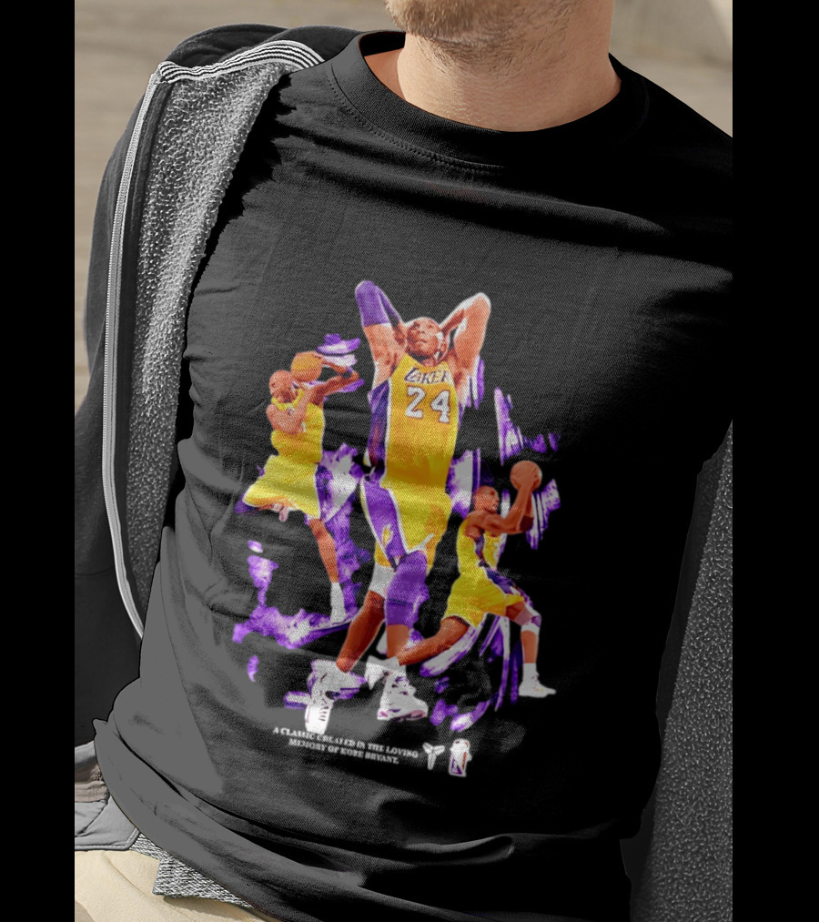 Kobe Bryant Los Angeles Lakers 24 Basketball Legacy Collection T-Shirt