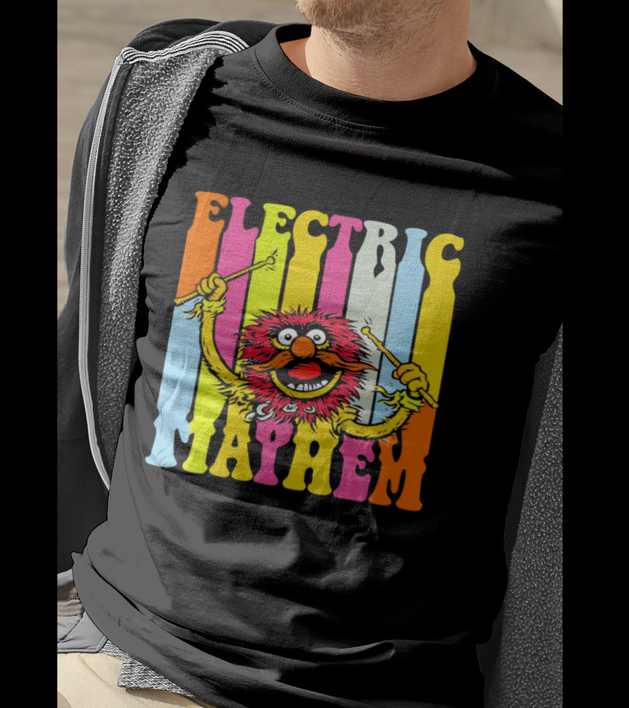 Electric Mayhem Muppets Dr. Teeth Animal Drummer T-Shirt