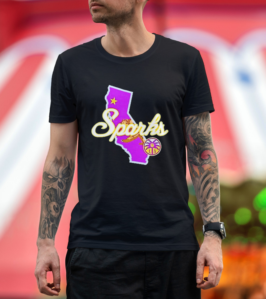 Los Angeles Sparks Hometown 2026 WNBA Draft New Era T-Shirt