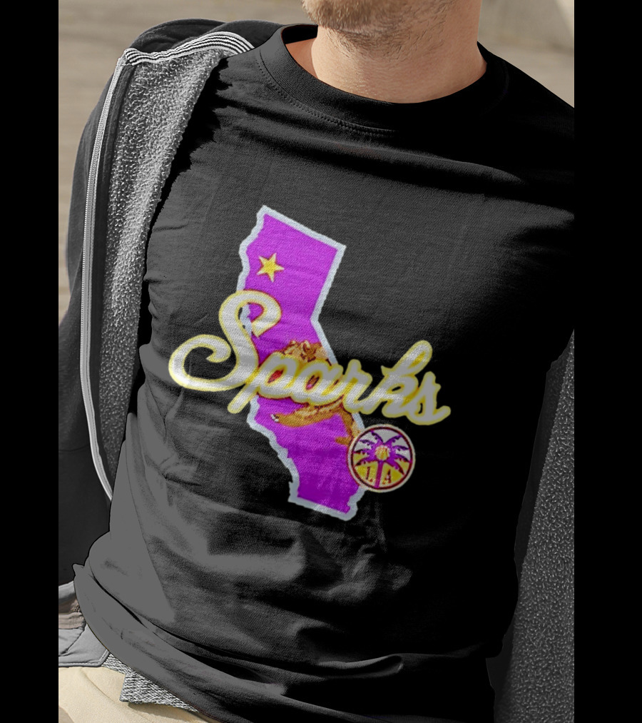 Los Angeles Sparks Hometown 2026 WNBA Draft New Era T-Shirt