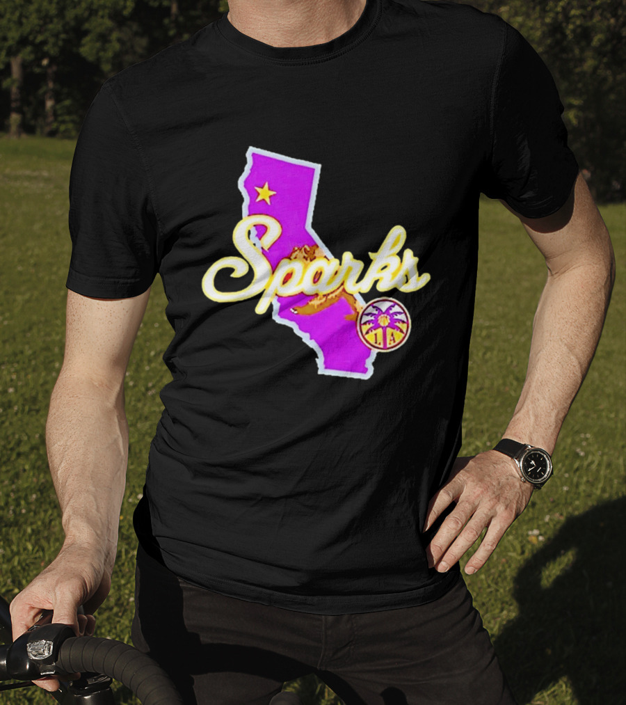Los Angeles Sparks Hometown 2026 WNBA Draft New Era T-Shirt