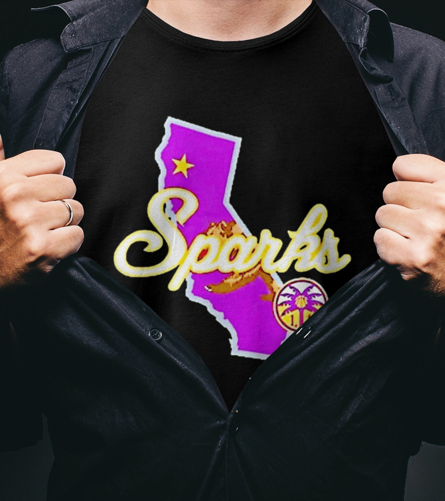 Los Angeles Sparks Hometown 2026 WNBA Draft New Era T-Shirt