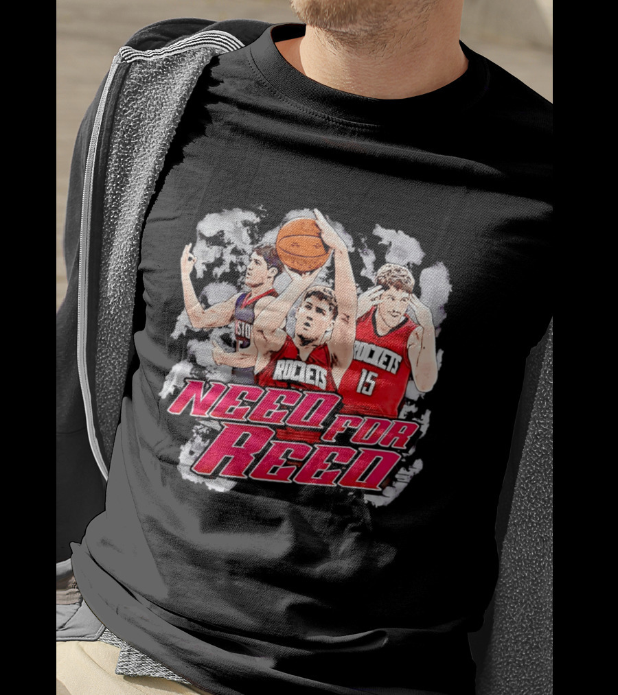 Need For Reed Sheppard Rockets Basketball T-Shirt