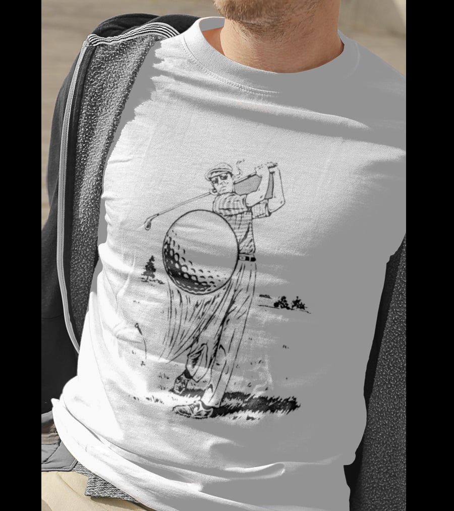 Golfer Evolution Vintage Swinging Champion T-Shirt