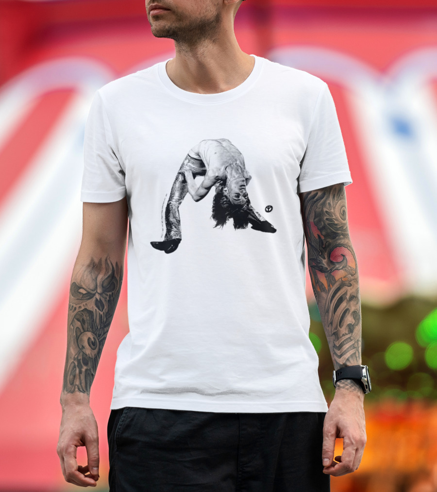Iggy Pop Coachella 2026 Legendary Iconic Performance Backbend Glam Fashion T-Shirt