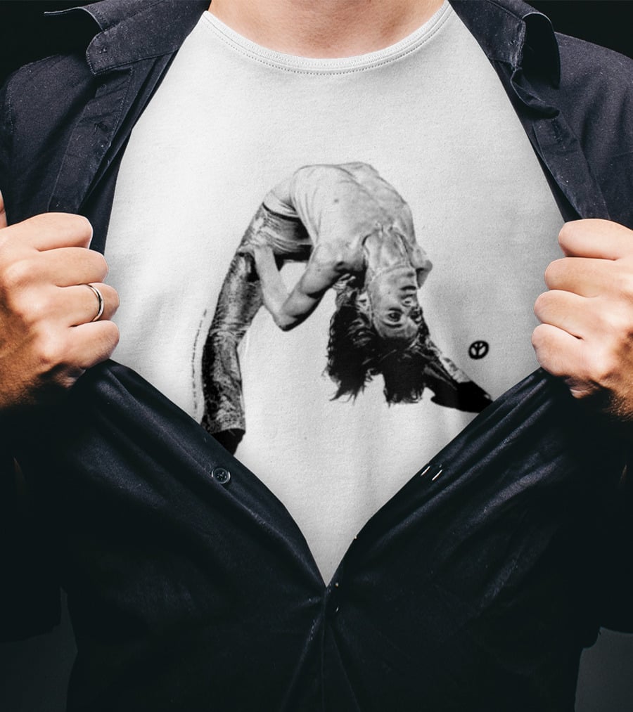 Iggy Pop Coachella 2026 Legendary Iconic Performance Backbend Glam Fashion T-Shirt