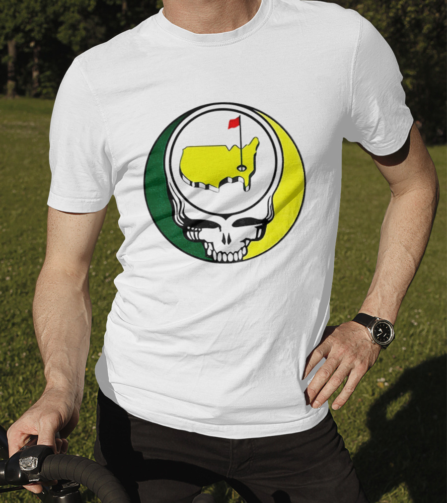 Masters Tournament 2026 Grateful Dead Skull Country Map Flag T-Shirt