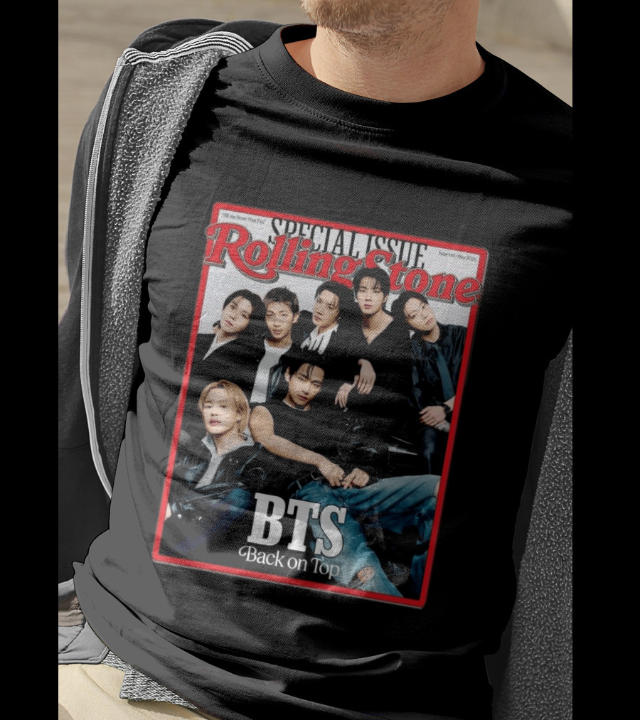 Rolling Stone Special Issue BTS Back On Top T-Shirt