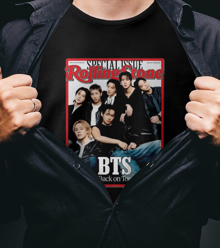 Rolling Stone Special Issue BTS Back On Top T-Shirt