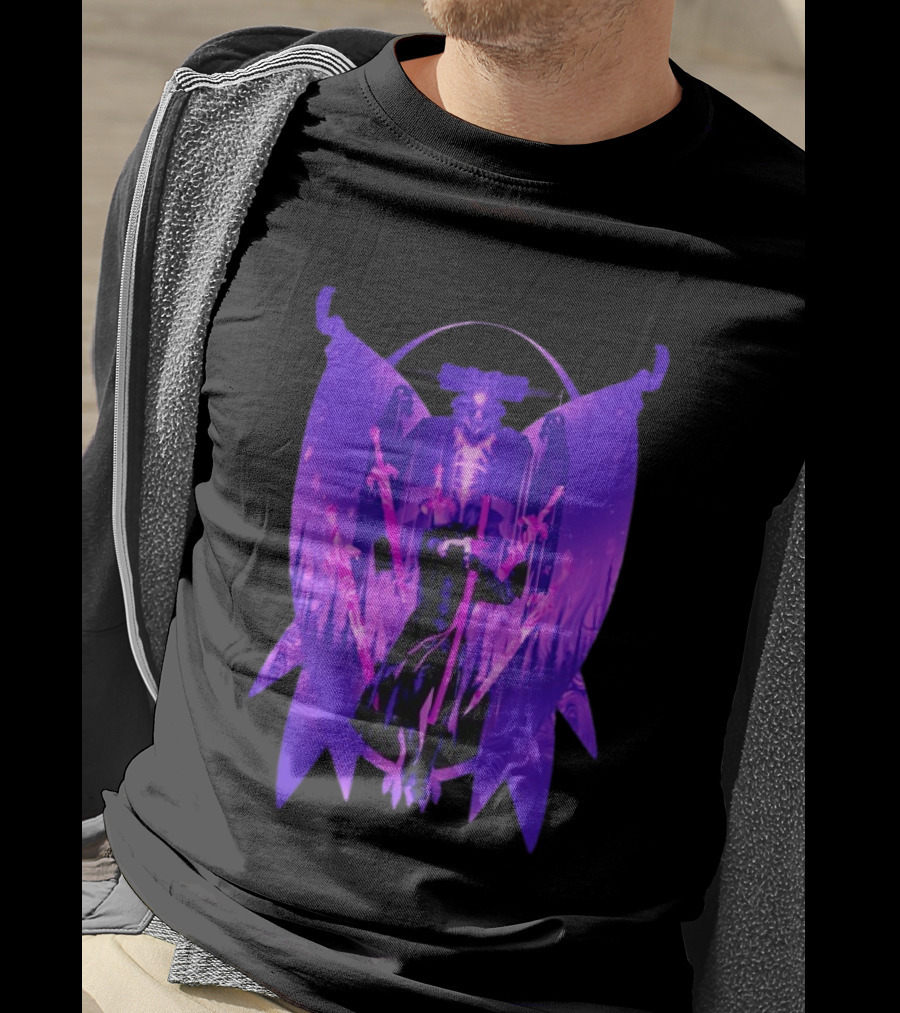 Devil May Cry Vergil Dark Aesthetic Purple Sword T-Shirt