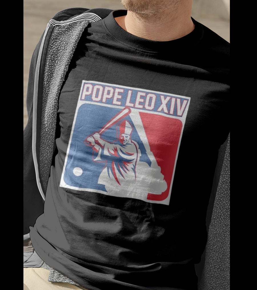 Pope Leo XIV Baseball Catholic MLB T-Shirt