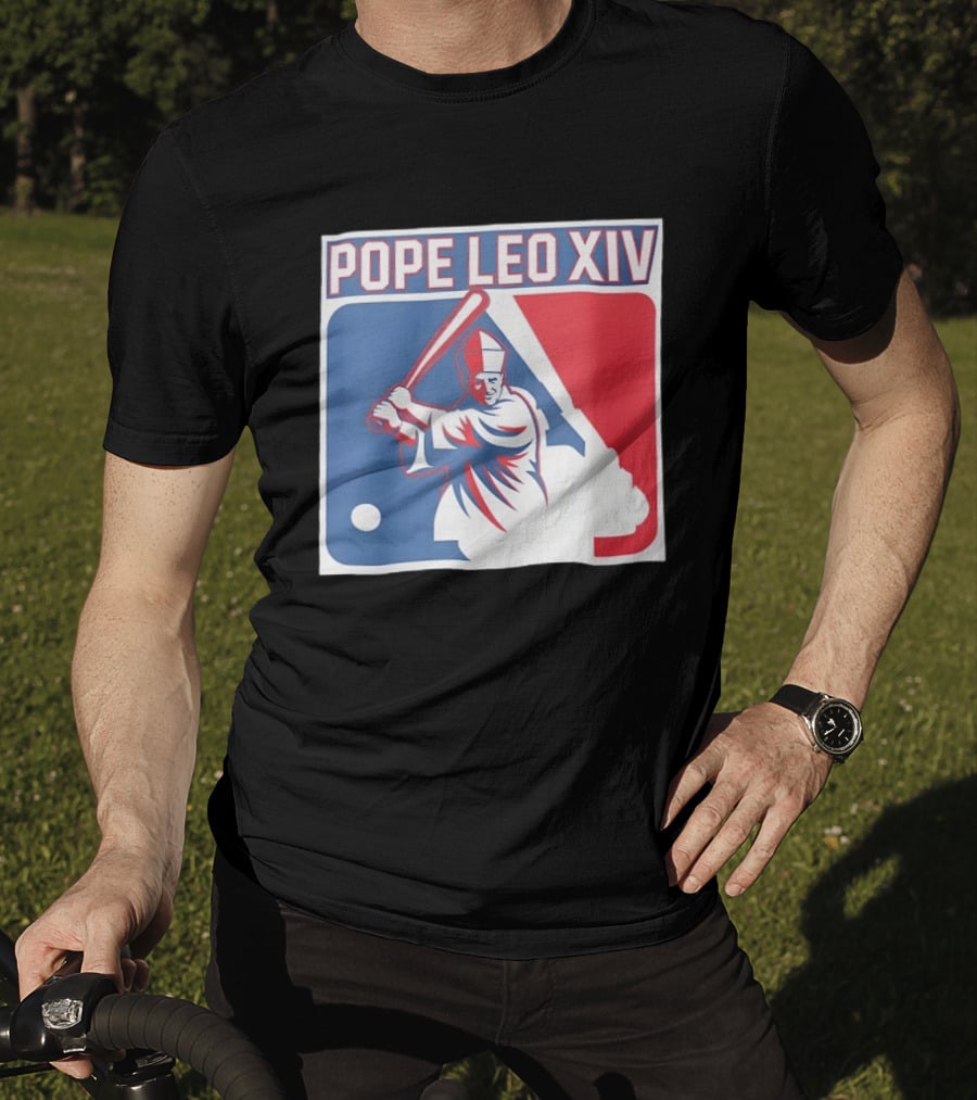 Pope Leo XIV Baseball Catholic MLB T-Shirt