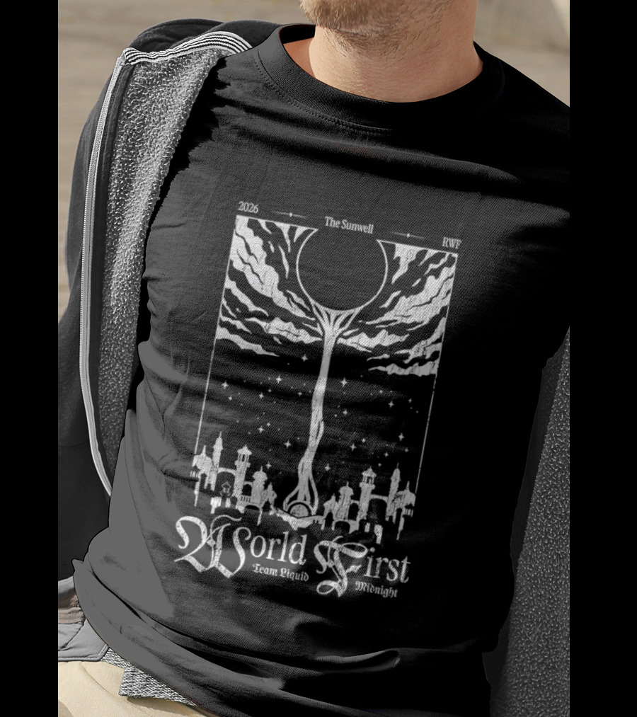 2026 The Sunwell RWF World First Team Liquid Midnight T-Shirt