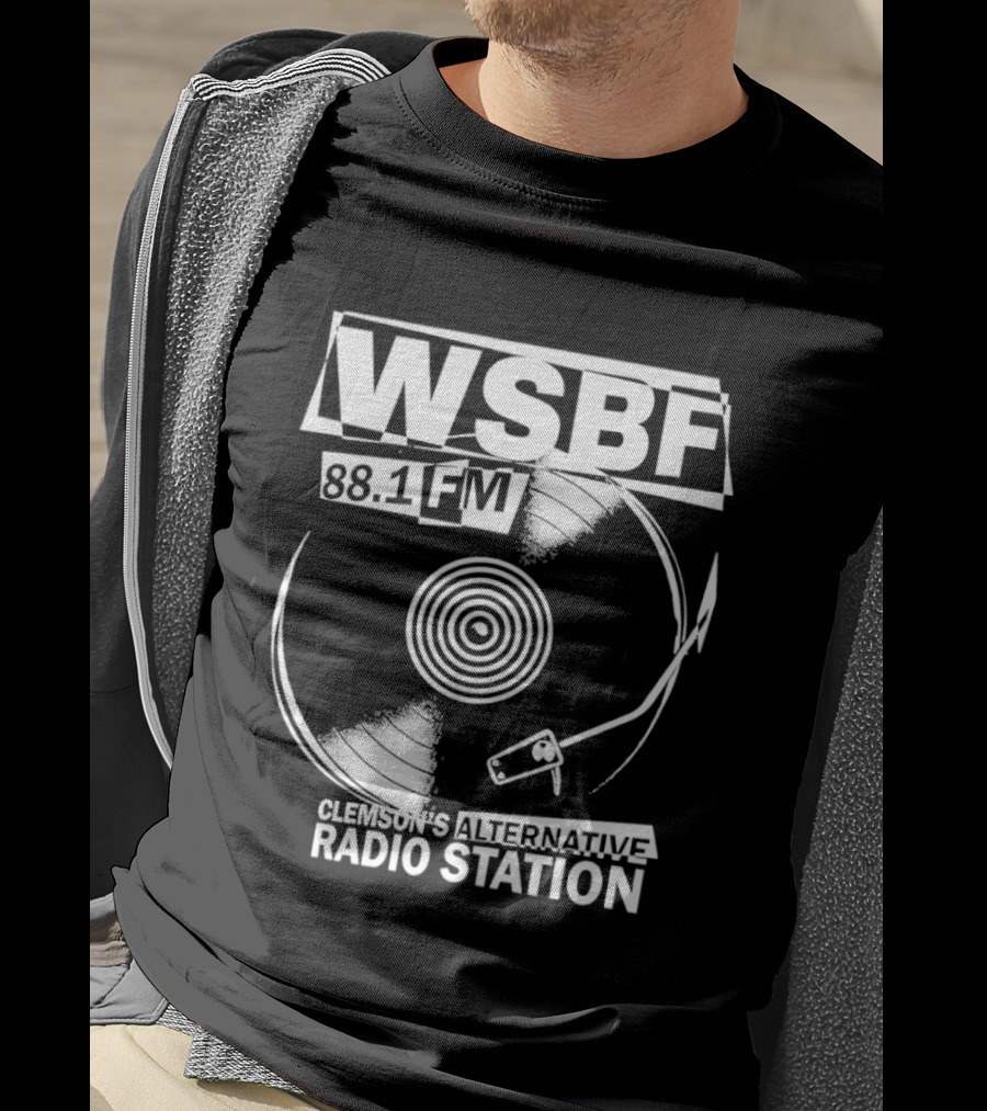 WSBF 88.1 FM Clemson's Alternative Radio Station T-Shirt
