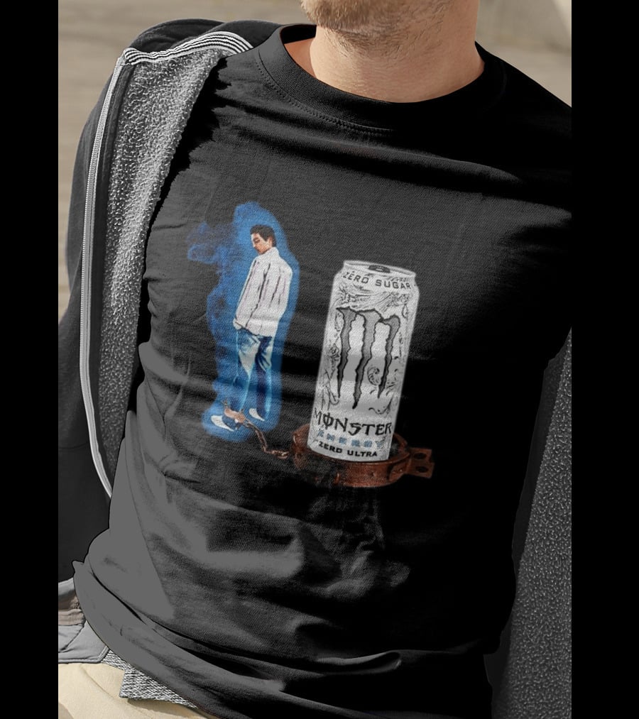 Monster Energy Zero Ultra Gekettet Meme T-Shirt