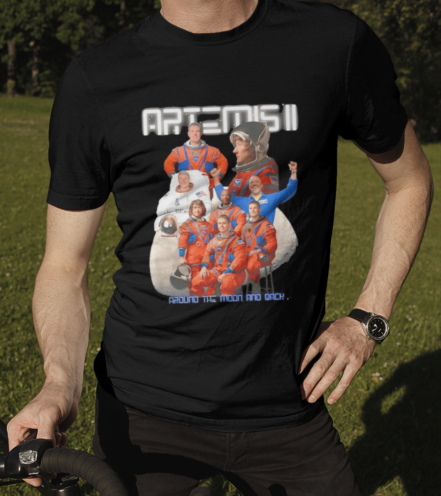 Artemis II Crew Around The Moon Mission T-Shirt