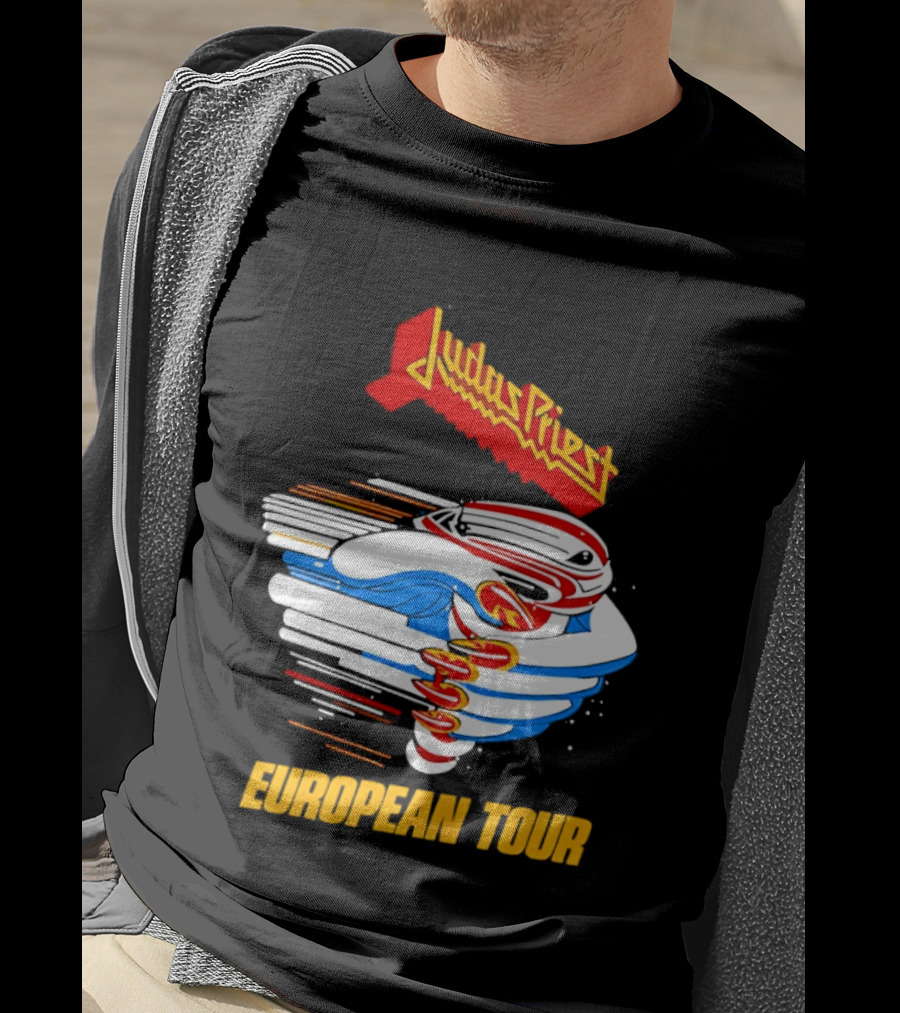 Judas Priest Turbo 40th Anniversary European Tour 1986 T-Shirt