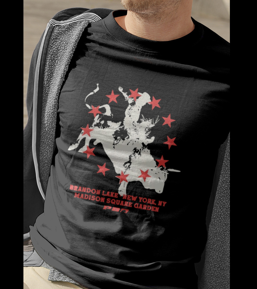 Brandon Lake New York Madison Square Garden PBR Rider Event T-Shirt