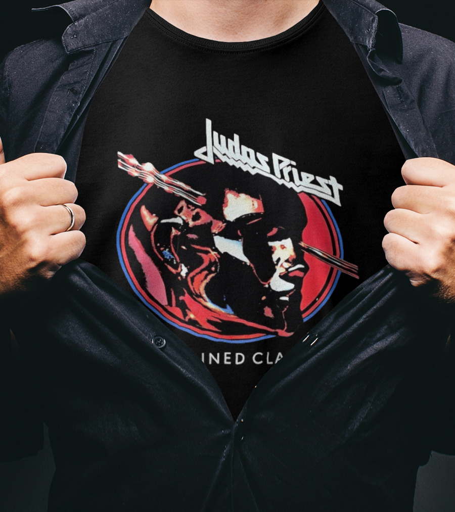 Judas Priest Stained Class Album Cover T-Shirt