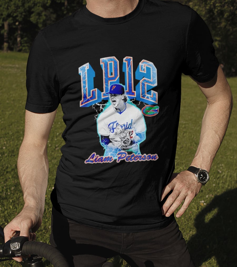 Liam Peterson LP12 Florida Gators Baseball Player T-Shirt